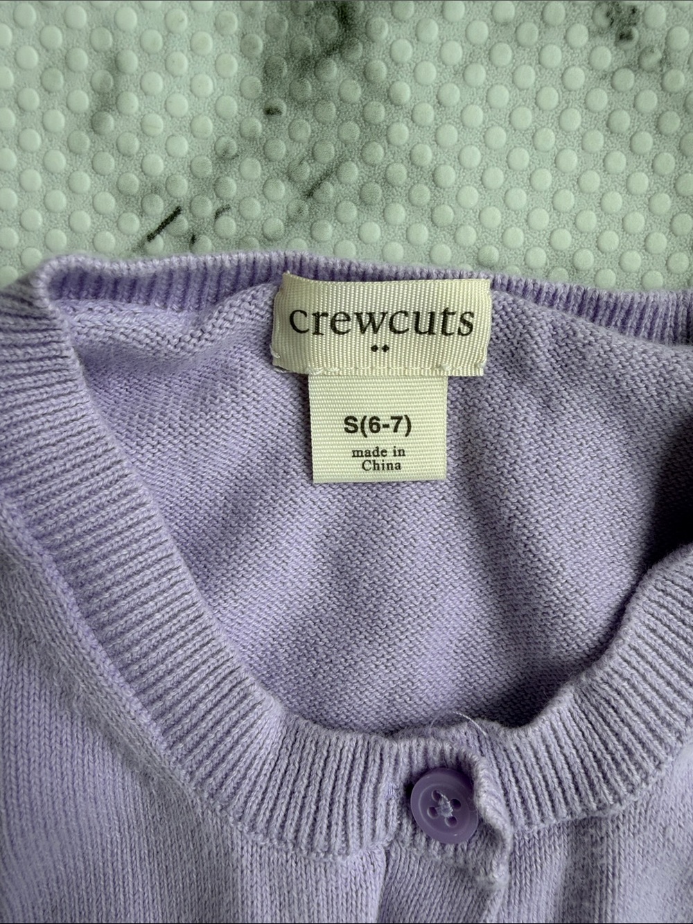 Crewcuts Lavender Girls’ Button-Front Cardigan - Picture 2 of 3
